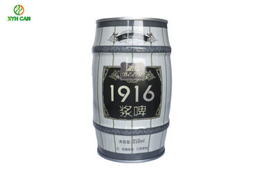 Liquid Packaging Beer Tin Can 300ml Empty Tin Containers Drum Shape